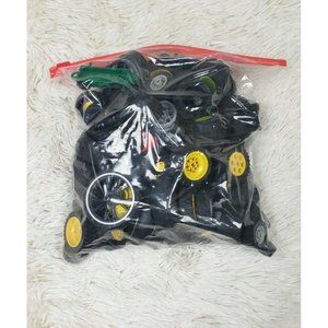 LEGO Bulk Lot of Wheels Tires Axles Rimes Parts Bag Variety Gallon Ziplock Clean